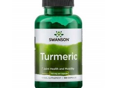 Swanson Turmeric, 720mg - 100 Capsule